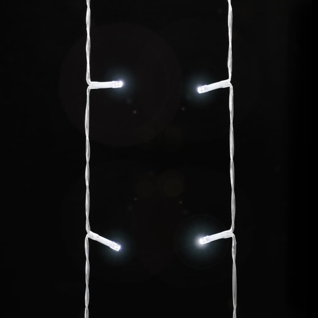 LAPOOH Lampka choinkowa 320 diod LED zimna biel 375 cm, lampki choinkowe, wodoodporne wewnątrz i na zewnątrz, lampki choinkowe-356924