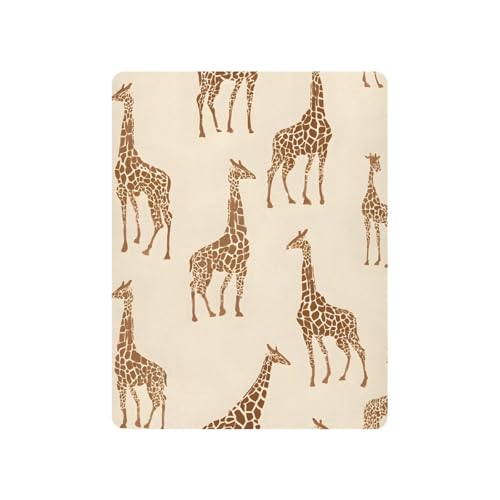 Image of Giraffe Spots in Shades Pattern Crib Sheets Stretchy Portable Sheets for Baby Toddler Breathable Soft Crib Mattress Sheet for Girls Boys