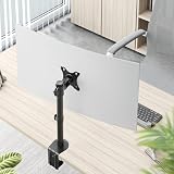 RICOO Uchwyt do monitora TS3411 do monitora 13-34 cali VESA 75x75 & 100x100 uchwyt stołowy obrotowy ramię monitora, stojak z regulacją wysokości