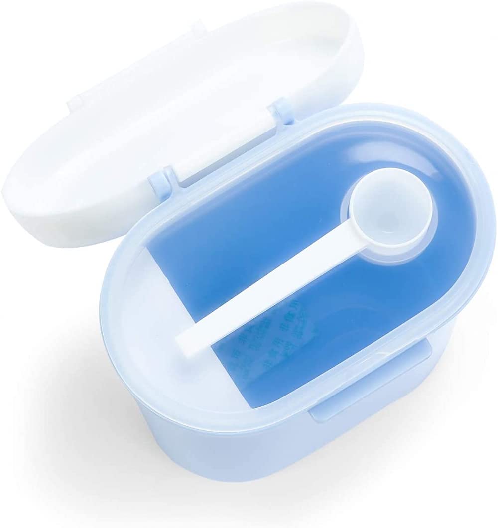 CLQ Dispenser di Latte in Polvere Scatola di immagazzinaggio di Latte in Polvere Contenitore di stoccaggio di Caramelle di Frutta per Bambini in plastica Portatile Grande capacità-Green