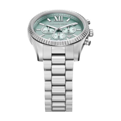 Miniatura 4 de Michael Kors Lexington Hombre Reloj de 45MM de Acero Inoxidable en Tono Plateado, MK9264