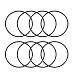 uxcell Nitrile Rubber O-Rings, 42mm OD 38mm ID 2mm Width, Metric Sealing Gasket, Pack of 8