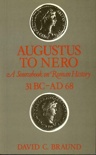Buy Augustus to Nero: Source Book on Roman History, 31 B.C.-A.D.68 — BookShops.in