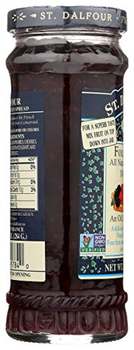 St. Dalfour Four Fruits Fruit Spread, 10 Ounce #TOP5