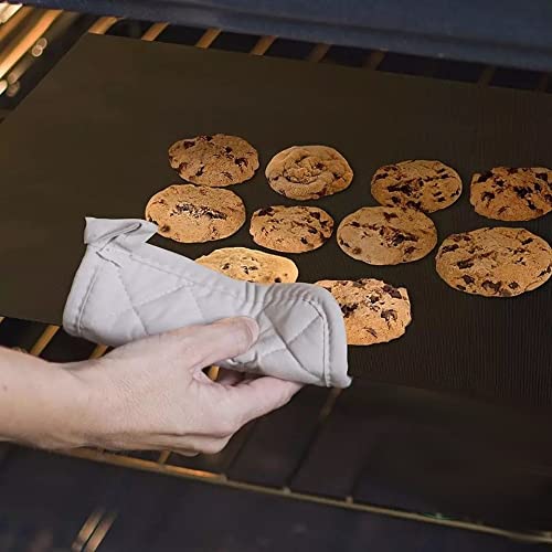 Mimo Style Manta Antiaderente Para Churrasco e Cozimento, Cor Preta, Resistente, Reutilizável e Fáci