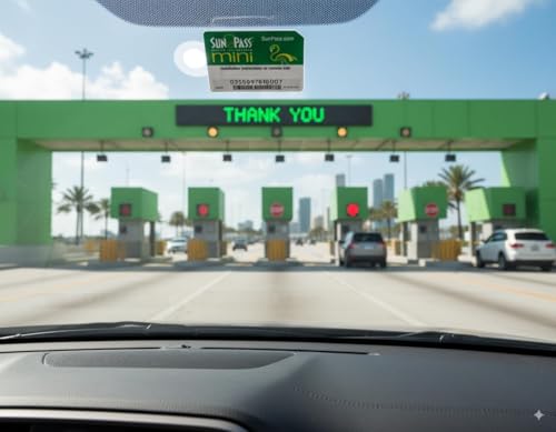 Image of Sun Pass Pro Universal Toll Transponder - Prepaid Electronic Pass for Florida & 21 Additional States (PRO)