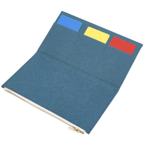 Poche zippée CRASPIRE bleu coco pour carnet de notes : finis les papiers perdus