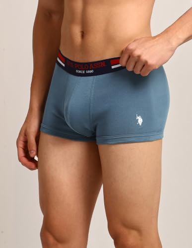 Image of U.S. Polo ASSN. Mens I641 Anti Microbial Essential Boxer Underwear Brief -Pack of 2