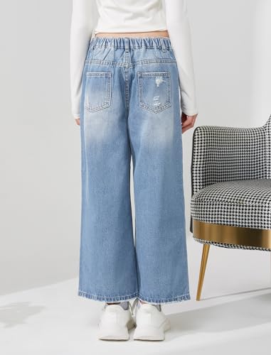 Girls Jeans Shorts Ripped Denim Bermuda Elastic Waist Bottom Trendy Cotton Summer Clothes for Kids4