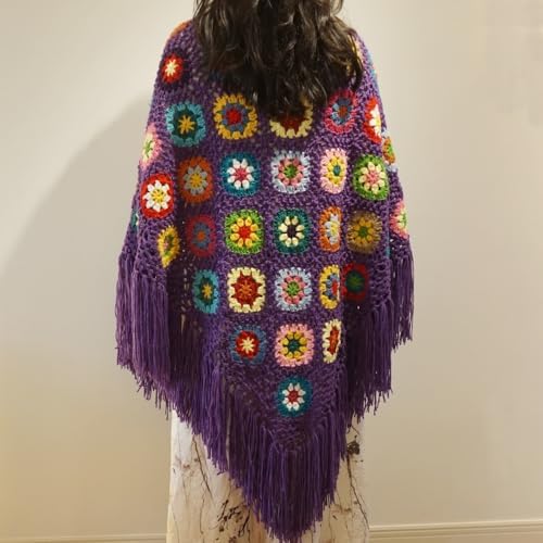 Amazon | HBlanket ハンドメイド かぎ針編み 70x86.4cm フリンジ付き