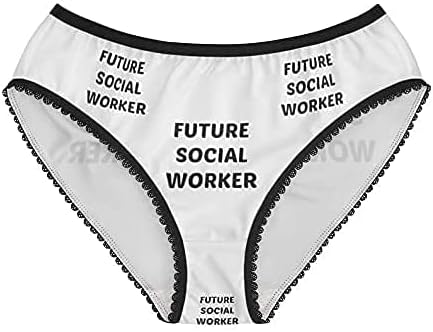 Future Social Worker Panties, Future Social Worker Underwear, Briefs, Cotton Briefs, Funny Underwear, Panties For Women