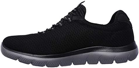 Skechers Men's Summits Trainers, Black Black Charcoal, 11 | Image 6