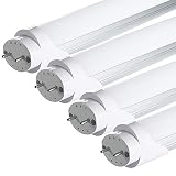 LED蛍光灯 40W形 T8直管 18W消費電力 120cm G13口金 昼光色（6500K） 高輝度 2600LM グロー式工事不要 PL保険 2年保証 家庭、事務所、病院、学校に適用 4本セット