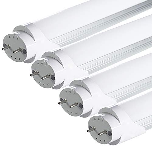 LED蛍光灯 40W形 T8直管 18W消費電力 120cm G13口金 昼光色（6500K） 高輝度 2600LM グロー式工事不要 PL保険 2年保証 家庭、事務所、病院、学校に適用 4本セット