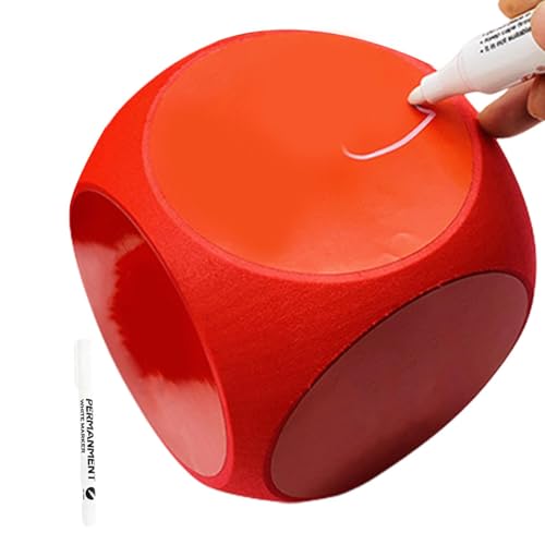 Générique Dadi fai da te, dadi Eva, pulire i dadi cubici in schiuma eva, pulire i blocchi di numeri divertenti in schiuma eva cubico, dadi a sei facce con superficie liscia da 10 cm per accessori