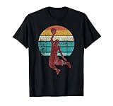 Retro Basketball Basketballspieler Jungs Jungen Teenager T-Shirt
