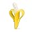 Banana Teether, Soothing Pain Relief Soft Silicone Train Baby Toothbrush, Teething Toys for Babies, Toddlers, Infants, BPA Free for Oral Hygiene, Food Grade, Soothes Babies Sore Gums
