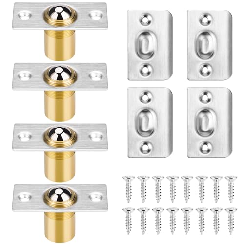 4Pack Door Ball Catch Closet Door Ball Catch Hardware