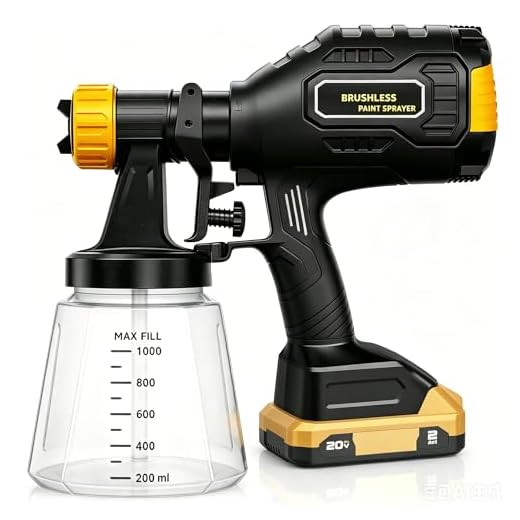 Cordless HVLP Paint Sprayer for DIY Projects