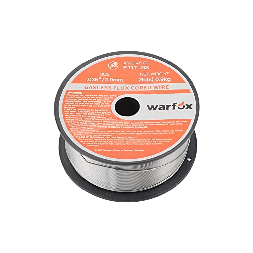 Gasless Mig Wire,Flux Core Mig Welding Wire Gasless 0.035'' 2Lbs E71T-Gs Mild Steel Mig Wire (0.035 Inch 2Lb) #TOP3