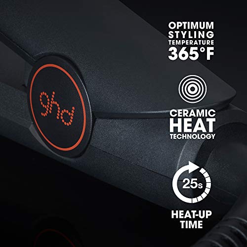 ghd Classic Original IV Hair Straightener, Ceramic Flat Iron, Professional Hair Styler, Black