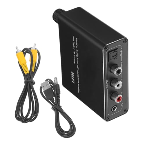 Convertidor de audio digital analógico para conectar TV a amplificador