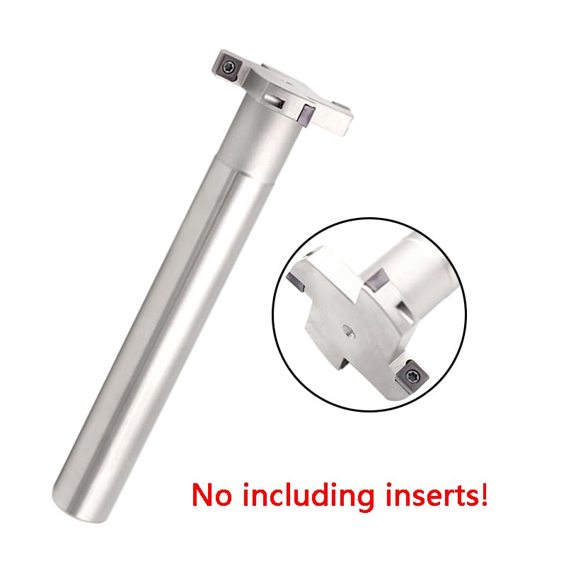 1pc MTS H06 H08 T-Slot Milling Cutter Holder CNC Grooving Tool 6mm 8mm Thickness Three Sides End Mill Shank Inserts MPHT(60-8-C32-150-6T)