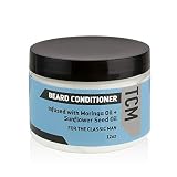 TCM Men's Beard, Mustache, and Facial Hair Conditioner for Softness, Shine, and Control, infused wit