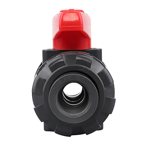 DERNORD UPVC True Union Ball Valve with Full Port, EPDM O-Rings, and Reversible PTFE Seats, Rated at 200 PSI (1/2 Inch… - Image 5