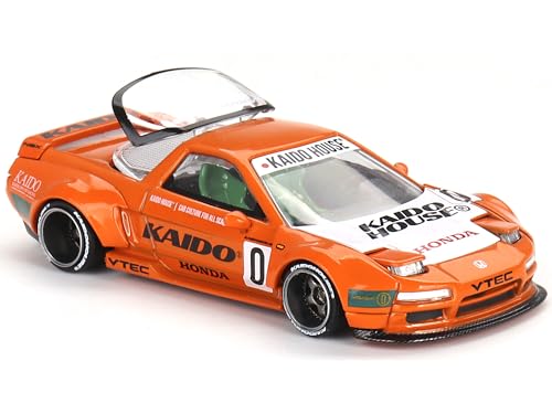 Modelo a escala 1:64 NSX Kaido Racing V1 Naranja miniatura 2