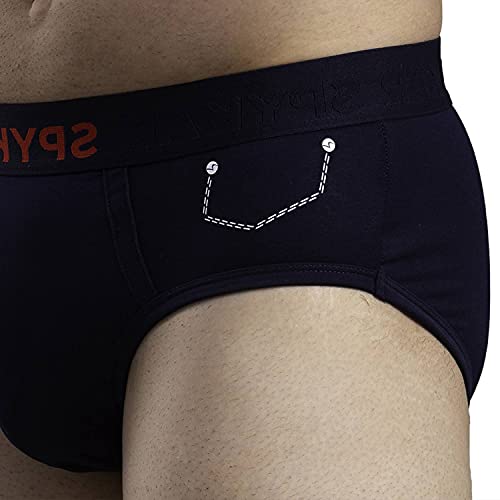 Image of Underjeans Men Cotton Blend Brief - Pack of 2