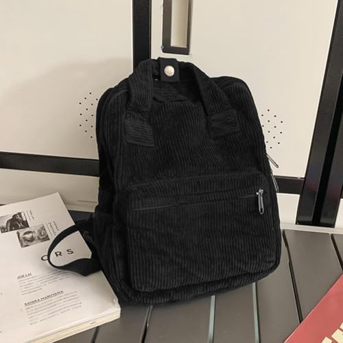 Sac à dos ordinateur velours côtelé idéal pour les cours et sorties - 3