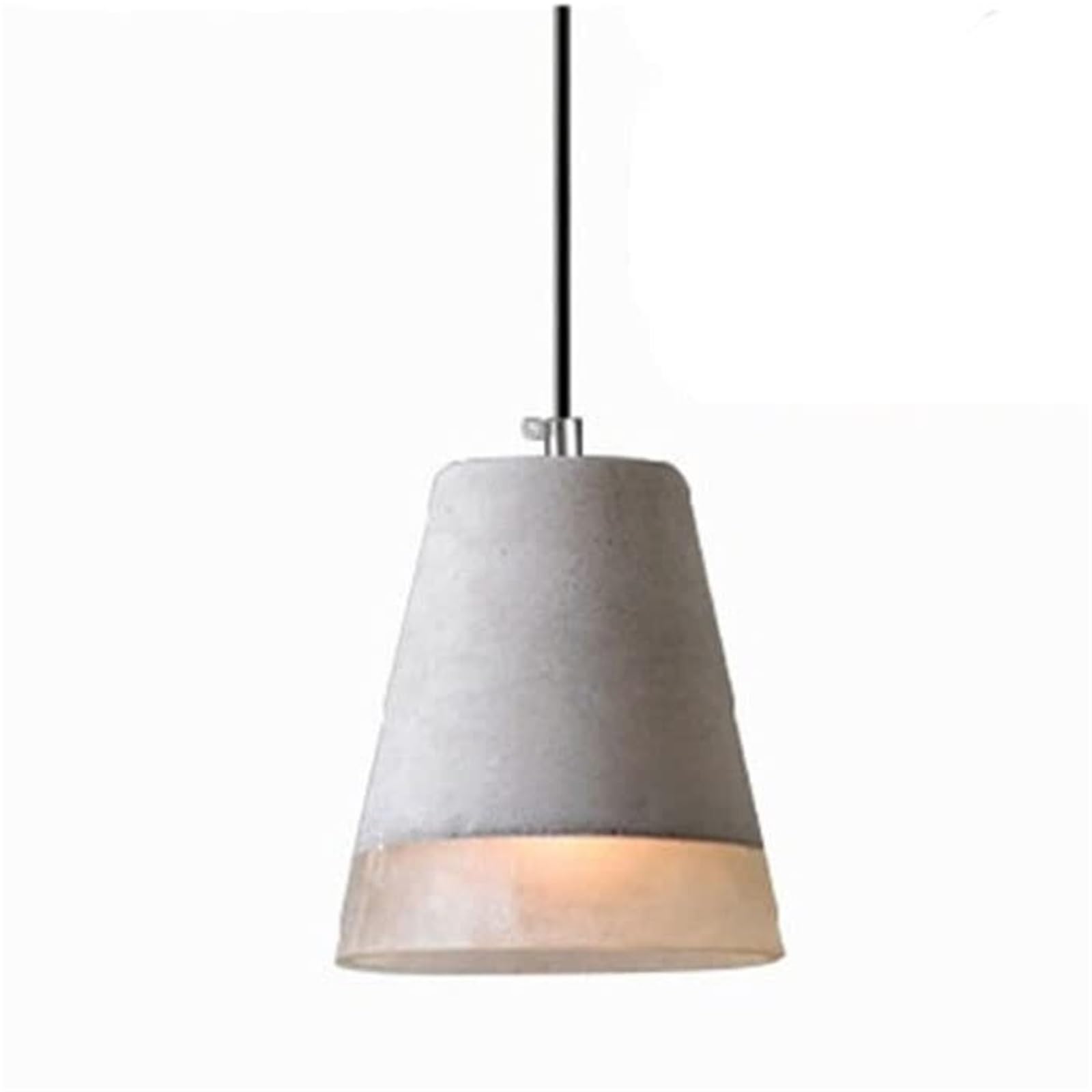 KHUKHU Nordic Industrial Style Cement Chandelier Bar Dining Room Living Room Chandelier Retro Concrete Pendent Light Spliced Resin Lampshade Simple Personality Hanging Ceiling Lamp(A)