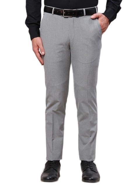 park avenue Men's Neo Fit Twill Pattern Polyester Blend Flat Front Formal Trouser-picture-20