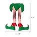 Geefuun 23” Christmas Elf Stuffed Legs Stuck Tree Topper Decorations -Xmas Holiday Indoor Outdoor Decor Party Ornaments and Decorations