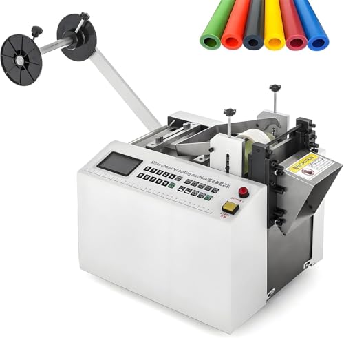 Image of 250W Heat-Shrink Tube Cutting Machine, Fully Automatic Micro-Computer Cutting Machine, Blade Height 20mm, Cutting Accuracy 0.1Mm, For Sleeve Rubber/Plastic Tube