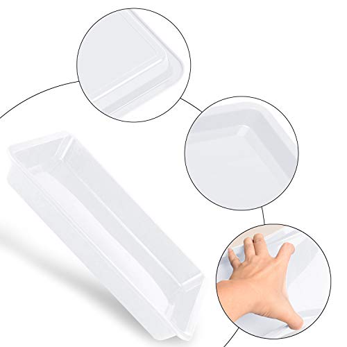 Activity Plastic Tray Plastic Art Trays,8 Pack Activity Tray Crafts Organizer Tray Serving Tray Jewelry Tray For Painting, Beads, Slime And Sensory Toys,Beads, Classroom Home Activities #TOP6