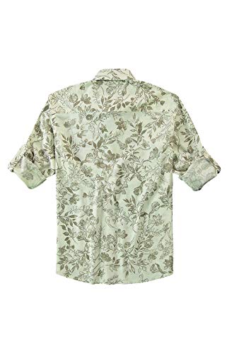 Camisa Manga Longa Estampa Folhagem, Enfim, Meninos, Off White, GG