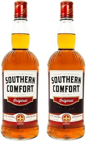 Southern Comfort Original - Licor De Whisky De New Orleans - 1L (Paquete de 2)