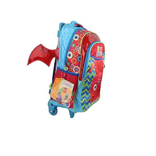 Mochila de Rodinha Infantil UglyDolls Vermelho