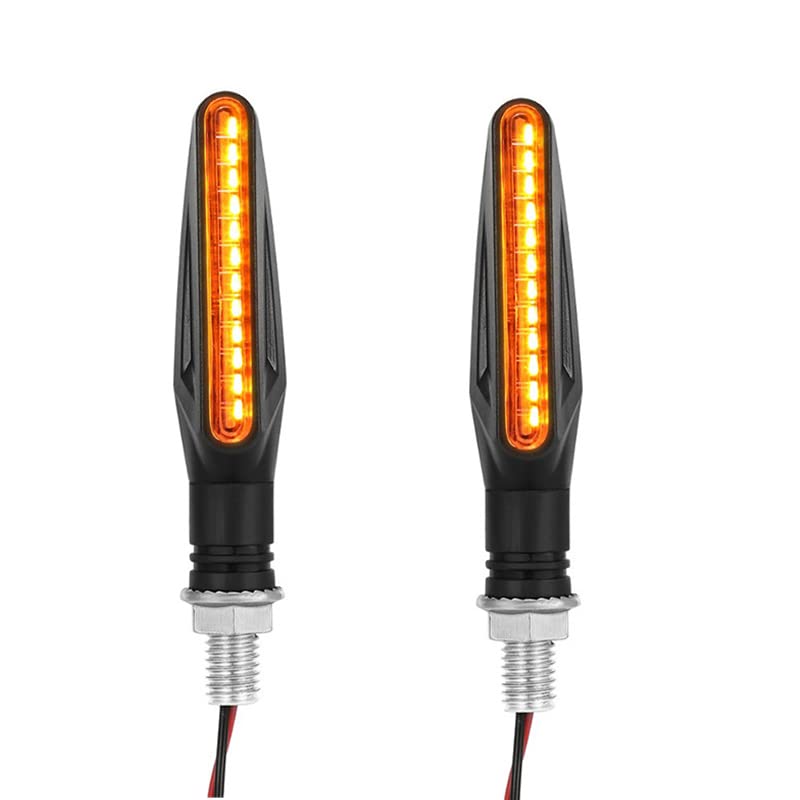 Clignotant LED Moto Défilement Dynamique Haute Visibilité 12V