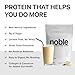 Noble Grass Fed Beef Protein Powder | Beef Protein w/Collagen, Colostrum, Organ Blend | Carnivore, Keto Friendly | Whey, Gluten Free | Muscle, Gut Health, Skin, Joint Support | 30 Servings, Vanilla
