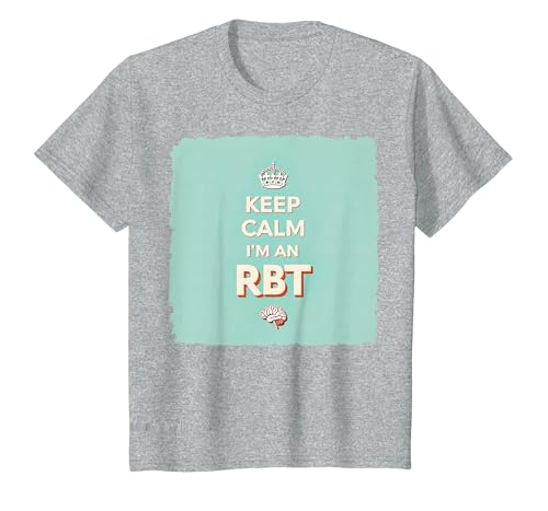 Keep Calm I'm An RBT Funny Behavior Therapist ���b�g�[ T�V���c, �L�b�Y, �ۃO���[, 130