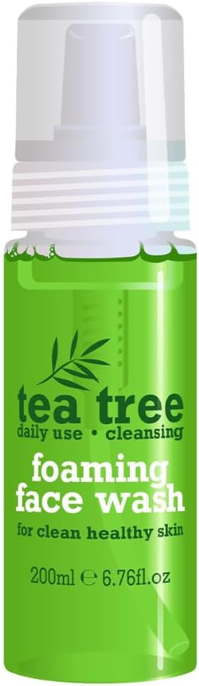 Marketing 3 X TEA TREE FOAMING FACE WASH 200ml FOR HEALTHY CLEAN SKIN - DAILY USE