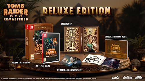 Tomb Raider IV VI Remastered Starring Lara Croft Deluxe Edition Nintendo Switch - vue 3