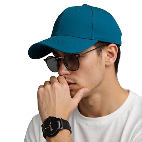 Image of Tomorrow Adjustable Baseball Cap - Unisex Cotton Snapback Trucker Hat with Sun Protection, Perfect Outdoor & Sports Cap for Men and Women