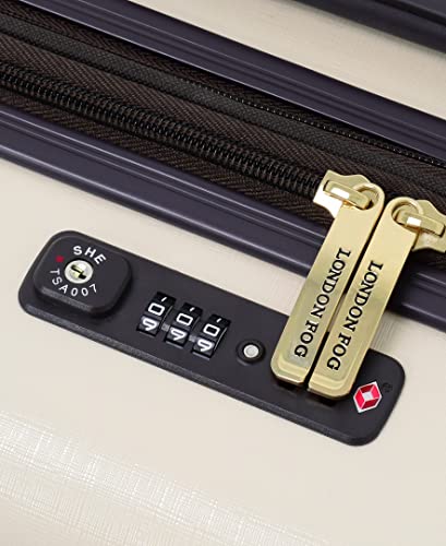 London Fog Brentwood II Expandable HARDSIDE Spinner, Cream, 29-Inch3