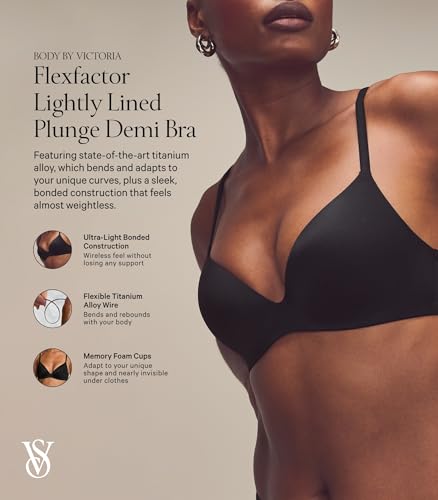 Victoria's Secret Body by Victoria FlexFactor Lightly Lined Plunge Demi Bra (32A-38DD)4