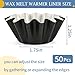 50 Pcs Wax Melt Liners, Wax Melt Warmer Liners, Leakproof & Reusable Wax Melt Cups for Wax Burner, Wax Melters, Candle Warmers, Scented Wax, Plug Warmers, Electric Wax Warmers