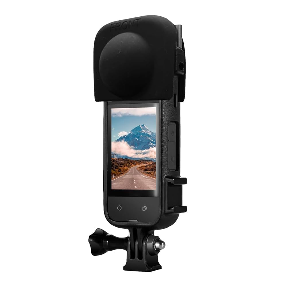 Action Pro Silicone Frame Lens Cap Compatible with Insta-360 X4 Frame Lens Cap, housing Mount Accessories-image-41